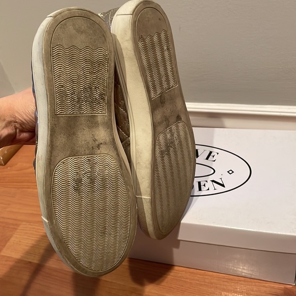 Steve Madden platinum/gold loafers - Picture 3 of 8